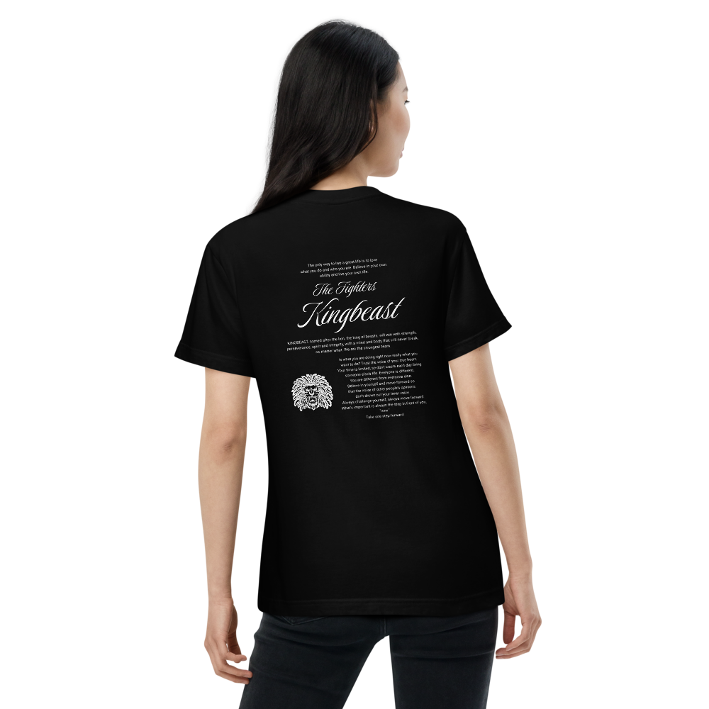 KINGBEASTメッセージTシャツ 男女兼用