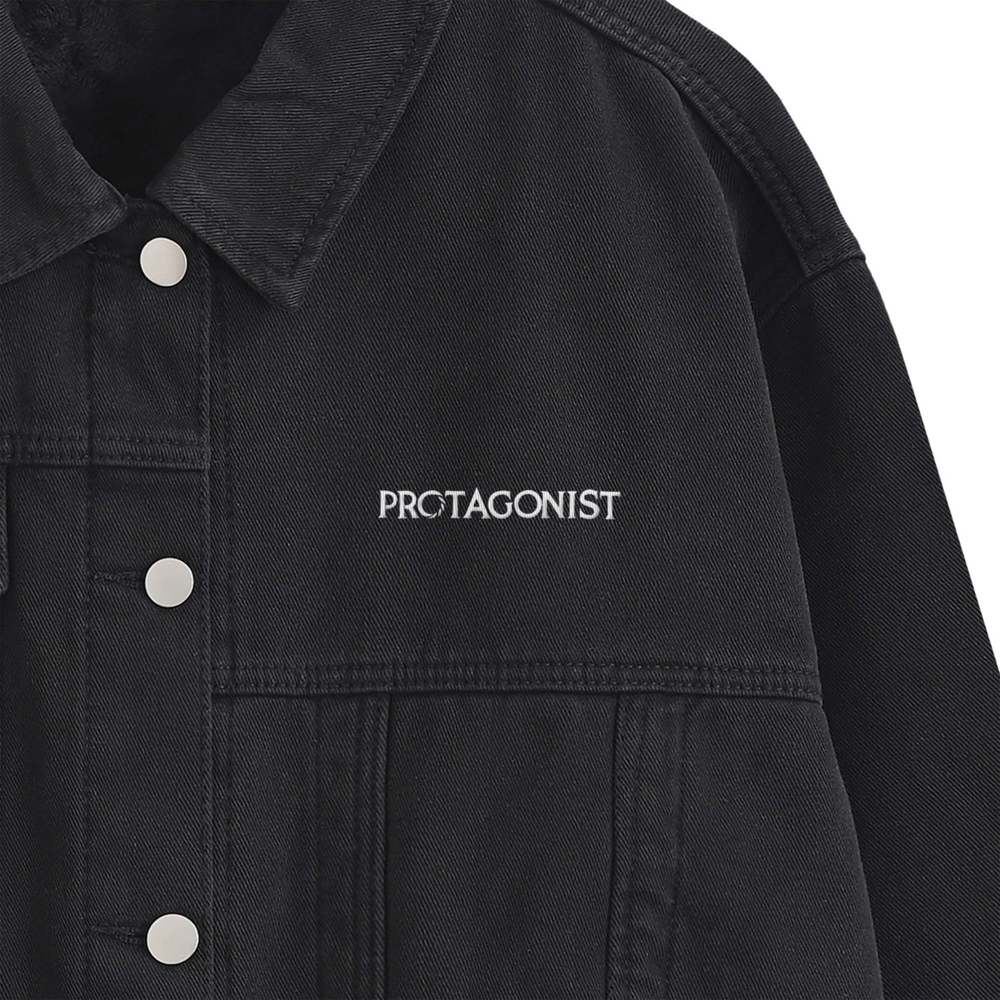 PROTAGONIST　ブラックデニムジャケット black image