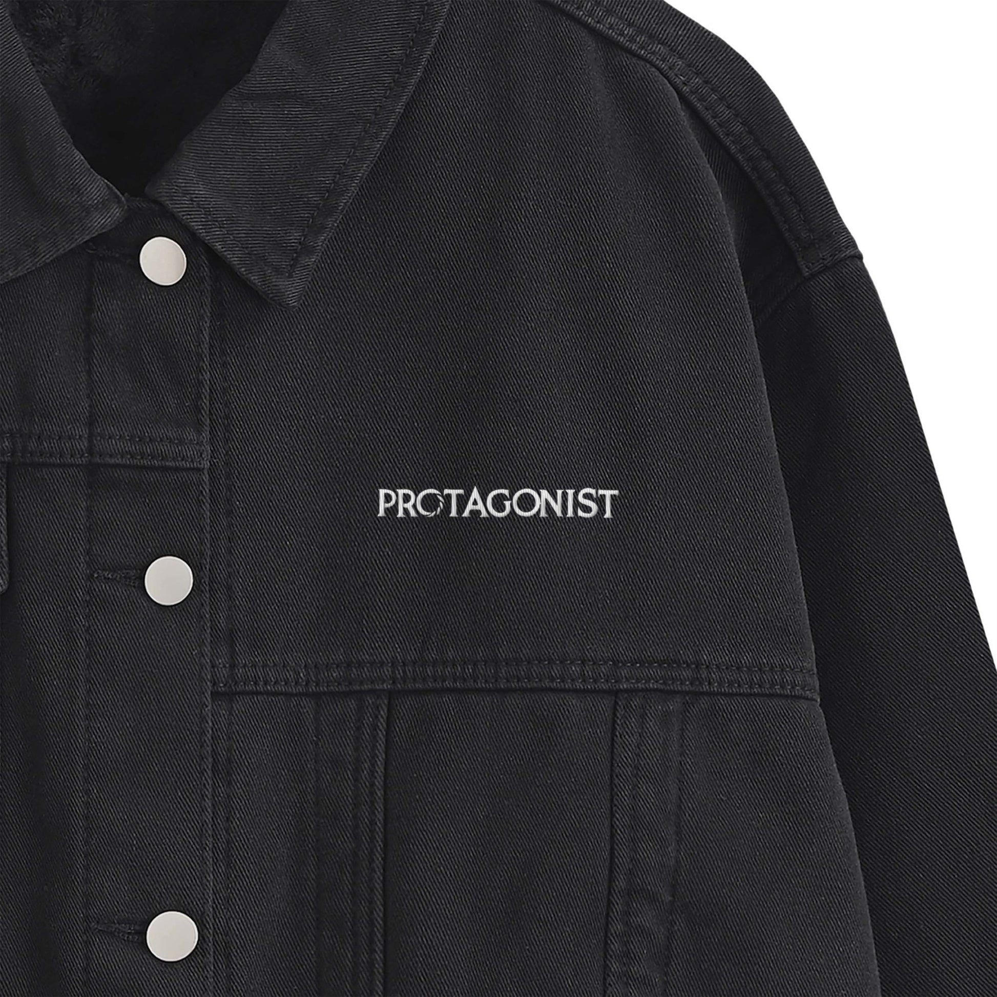 PROTAGONIST　ブラックデニムジャケット black image