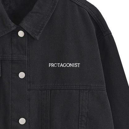 PROTAGONIST　ブラックデニムジャケット black image